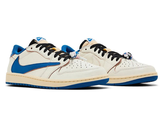 AJ 1 Retro Low OG SP Fragment x Travis Scott Sail Military Blue