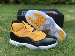 AJ 11 Yellow Black