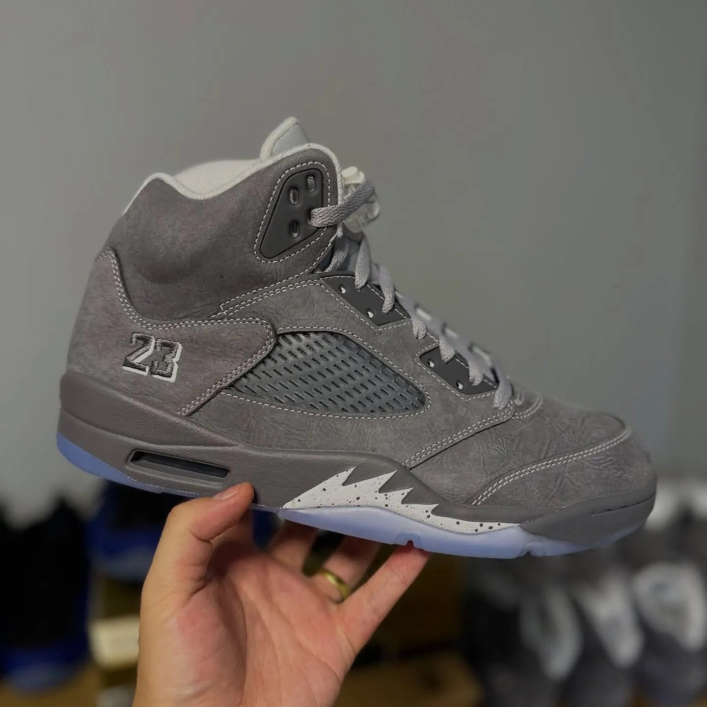 AJ 5 Wolf Grey